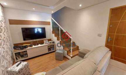 Sobrado com 2 dormitórios à venda, 116 m² por R$ 360.000,00 - Jardim Santo André - Santo André/SP