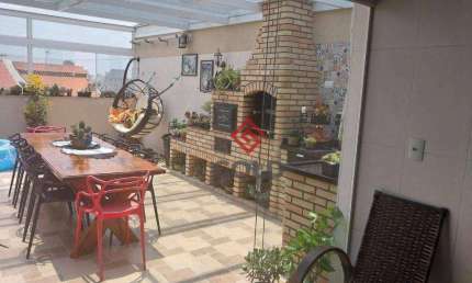 Cobertura com 3 dormitórios à venda, 148 m² por R$ 750.000,00 - Vila Curuçá - Santo André/SP