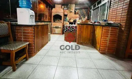 Sobrado com 3 dormitórios para alugar, 368 m² por R$ 8.019,67/mês - Jardim Ana Maria - Santo André/SP