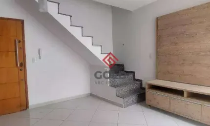 Cobertura com 2 dormitórios à venda, 92 m² por r$ 415.000 - vila alto de santo andré - santo andré/sp