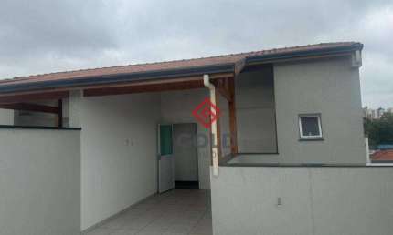 Cobertura com 2 dormitórios à venda, 82 m² por R$ 430.000,00 - Vila Scarpelli - Santo André/SP