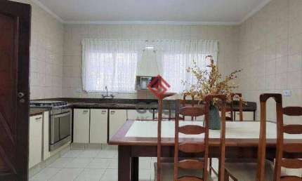 Sobrado com 3 dormitórios, 239 m² - venda por R$ 730.000,00 ou aluguel por R$ 4.403,00/mês - Jardim Alvorada - Santo André/SP
