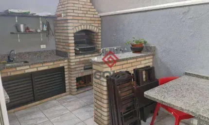 Sobrado com 3 dormitórios à venda, 141 m² - Vila Scarpelli - Santo André/SP