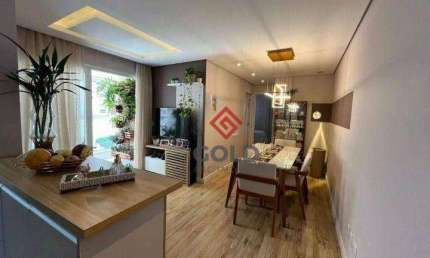 Apartamento com 2 dormitórios à venda, 57 m² - Jardim - Santo André/SP