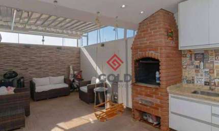 Sobrado com 3 dormitórios à venda, 129 m² - Utinga - Santo André/SP