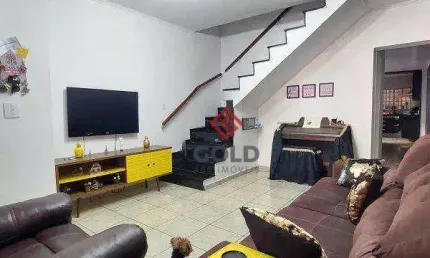 Sobrado com 3 dormitórios à venda, 206 m² por R$ 680.000,00 - Vila Camilópolis - Santo André/SP