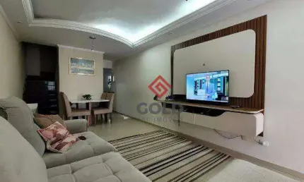 Casa com 3 dormitórios à venda, 109 m² por R$ 650.000,00 - Vila Homero Thon - Santo André/SP