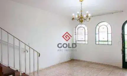 Sobrado com 2 dormitórios para alugar, 135 m² por R$ 2.500,00/mês - Vila Vitória - Santo André/SP