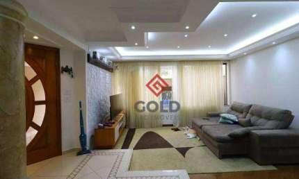 Sobrado com 3 dormitórios para alugar, 204 m² por R$ 7.750,00/mês - Jardim - Santo André/SP