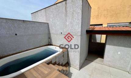 Cobertura com 3 dormitórios à venda, 140 m² por R$ 860.000,00 - Campestre - Santo André/SP