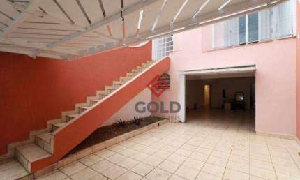 Sobrado com 3 dormitórios para alugar, 211 m² por R$ 4.880,00/mês - Campestre - Santo André/SP