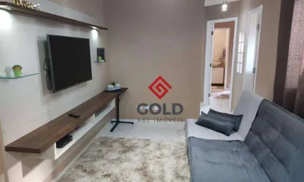 Apartamento com 2 dormitórios para alugar, 57 m² por R$ 2.407,80/mês - Vila Bartira - Santo André/SP