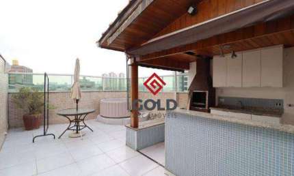 Cobertura com 2 dormitórios, 130 m² - venda por R$ 645.000,00 ou aluguel por R$ 3.800,00/mês - Vila América - Santo André/SP