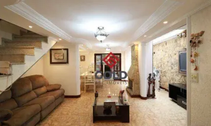 Sobrado com 3 dormitórios à venda, 191 m² por R$ 720.000,00 - Vila Camilópolis - Santo André/SP