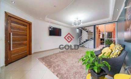 Sobrado com 5 dormitórios, 298 m² - venda por R$ 800.000,00 ou aluguel por R$ 6.175,00/mês - Jardim Milena - Santo André/SP