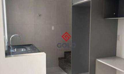 Cobertura para alugar, 100 m² por R$ 3.028,00/mês - Vila Camilópolis - Santo André/SP