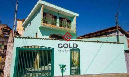 Sobrado com 4 dormitórios, 240 m² - venda por R$ 650.000,00 ou aluguel por R$ 3.500,00/mês - Vila Suíça - Santo André/SP