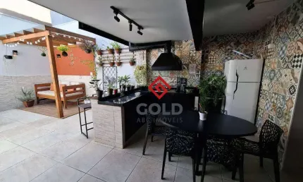 Sobrado com 3 dormitórios à venda, 211 m² por R$ 1.400.000,00 - Vila Assunção - Santo André/SP