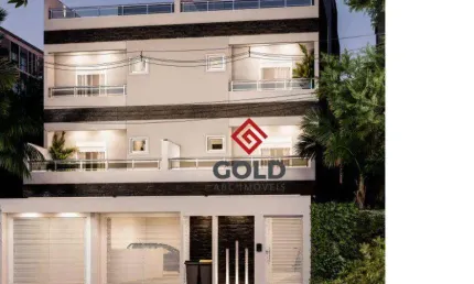 Cobertura com 3 dormitórios à venda, 140 m² por r$ 1.250.000,00 - jardim - santo andré/sp