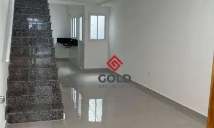 Sobrado com 3 dormitórios à venda, 102 m² por R$ 650.000,00 - Vila Eldízia - Santo André/SP