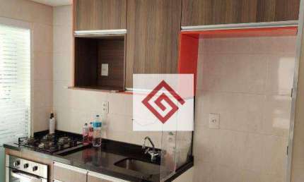 Apartamento com 2 dormitórios para alugar, 59 m² por R$ 2.815,99/mês - Parque Jaçatuba - Santo André/SP