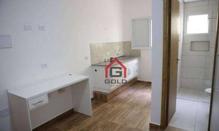 Kitnet com 1 dormitório para alugar, 25 m² por R$ 1.405,00/mês - Bangu - Santo André/SP
