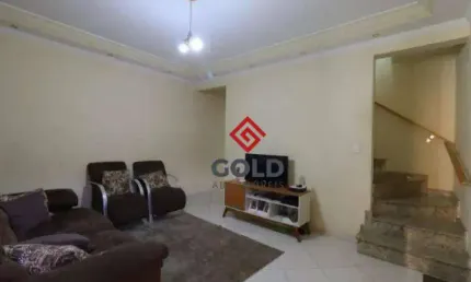 Sobrado com 3 dormitórios à venda, 107 m² por R$ 560.000,00 - Vila Alto de Santo André - Santo André/SP
