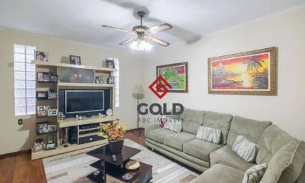 Sobrado com 4 dormitórios para alugar, 170 m² por R$ 4.163,00/mês - Parque Jaçatuba - Santo André/SP