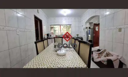 Sobrado com 3 dormitórios à venda, 110 m² por R$ 610.000,00 - Vila Alzira - Santo André/SP