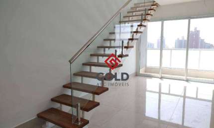 Apartamento Duplex com 2 dormitórios, 124 m² - venda por R$ 1.050.000,00 ou aluguel por R$ 5.923,72/mês - Jardim - Santo André/SP
