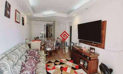 Apartamento com 3 dormitórios para alugar, 69 m² por R$ 2.623,65/mês - Parque Erasmo Assunção - Santo André/SP