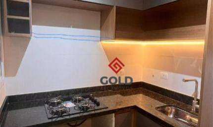 Apartamento com 2 dormitórios para alugar, 55 m² por R$ 3.145,00/mês - Campestre - Santo André/SP
