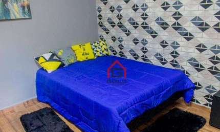 Kitnet com 1 dormitório para alugar, 27 m² por R$ 1.480,00/mês - Bangu - Santo André/SP