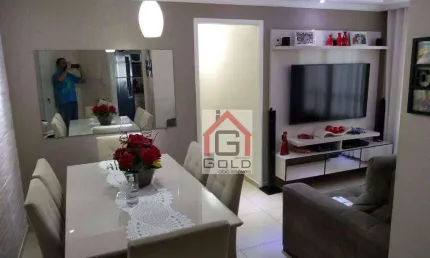 Apartamento com 3 dormitórios à venda, 60 m² por R$ 373.000,00 - Parque Marajoara - Santo André/SP