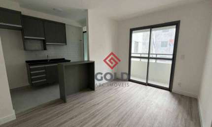 Apartamento com 1 dormitório para alugar, 40 m² por R$ 2.255,24/mês - Vila São Pedro - Santo André/SP