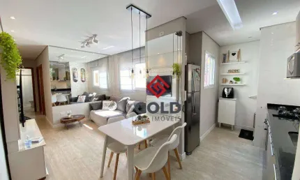 Cobertura com 2 dormitórios à venda, 110 m² por R$ 400.000,00 - Vila Amábile Pezzolo - Santo André/SP