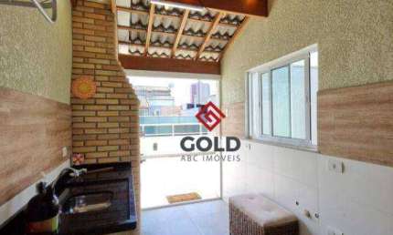 Cobertura com 2 dormitórios para alugar, 94 m² por R$ 2.845,00/mês - Vila Alpina - Santo André/SP