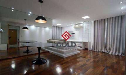 Apartamento com 2 dormitórios para alugar, 89 m² por R$ 5.218,52/mês - Jardim - Santo André/SP
