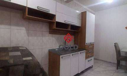 Apartamento com 2 dormitórios para alugar, 49 m² por R$ 2.112,97/mês - Vila Curuçá - Santo André/SP