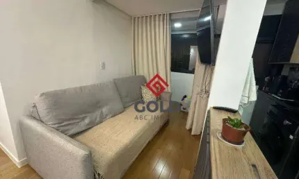 Apartamento com 2 dormitórios para alugar, 38 m² por R$ 2.790,86/mês - Parque Erasmo Assunção - Santo André/SP