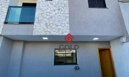 Sobrado com 2 dormitórios à venda, 120 m² por R$ 589.000 - Vila Pires - Santo André/SP