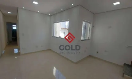 Cobertura com 2 dormitórios para alugar, 100 m² por R$ 3.480,55/mês - Parque das Nações - Santo André/SP