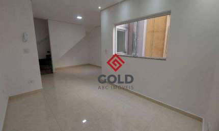 Cobertura com 2 dormitórios para alugar, 100 m² por R$ 3.480,55/mês - Parque das Nações - Santo André/SP