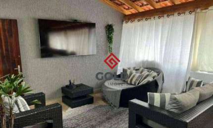 Sobrado com 3 dormitórios à venda, 217 m² por R$ 1.100.000,00 - Jardim do Estádio - Santo André/SP