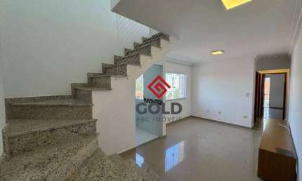 Apartamento Duplex com 2 dormitórios, 90 m² - venda por R$ 500.000,00 ou aluguel por R$ 3.310,00/mês - Parque São Vicente - Mauá/SP