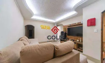Sobrado com 3 dormitórios à venda, 280 m² por r$ 700.000,00 - vila palmares - santo andré/sp