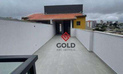 Cobertura com 2 dormitórios, 92 m² - venda por R$ 520.000,00 ou aluguel por R$ 2.800,00/mês - Vila São Pedro - Santo André/SP