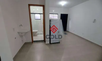 Kitnet com 1 dormitório para alugar, 22 m² por R$ 1.300/mês - Vila Curuçá - Santo André/SP