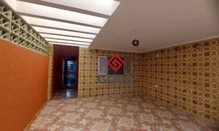 Casa com 2 dormitórios para alugar, 100 m² por R$ 2.913,50/mês - Vila Camilópolis - Santo André/SP