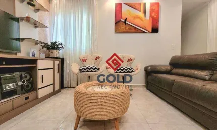 Cobertura com 3 dormitórios à venda, 138 m² por R$ 589.000,00 - Vila Pires - Santo André/SP